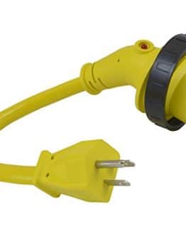 Conntek-14205-RV-15-Feet-Pigtail-Adapter-Power-Cord-15-Amp-Male-Plug-To-30-Amp-Locking-Female-Connector-0