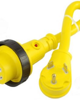Conntek-14355-RV-Pigtail-Adapter-RV-30-Amp-Male-Plug-To-30-Amp-Locking-Female-Connector-0